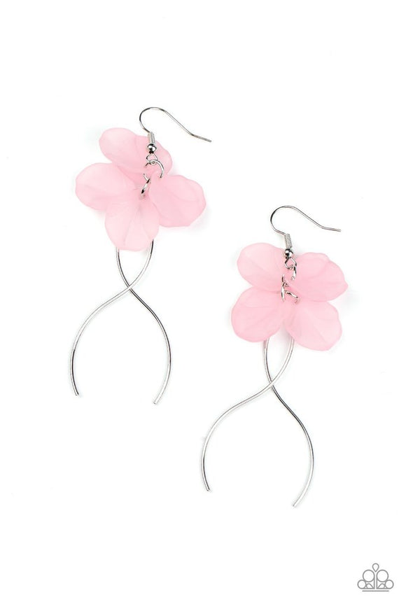 Paparazzi Accessories Lets Keep It ETHEREAL - Pink Earrings - Pure Elegance by Kym