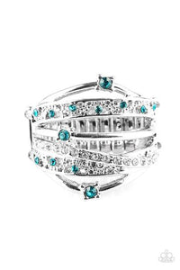 Paparazzi Jewelry Making the World Sparkle - Blue Ring - Pure Elegance by Kym