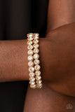 Paparazzi Jewelry Paparazzi Jewelry Megawatt Majesty - Gold Bracelet Bracelet - Pure Elegance by Kym