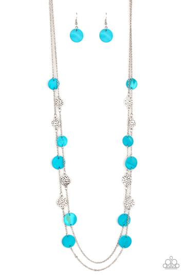 Paparazzi Accessories Ocean Soul - Blue Necklace - Pure Elegance by Kym