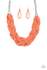 Paparazzi Accessories A Standing Ovation Orange Necklace - Pure Elegance by Kym