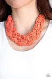 Paparazzi Accessories A Standing Ovation Orange Necklace - Pure Elegance by Kym