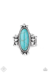 Paparazzi Jewelry Pioneer Paradise - Blue Ring - Pure Elegance by Kym