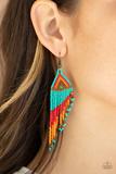 Paparazzi Accessories Rainbow Winds - Multi Earring - Pure Elegance by Kym