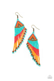 Paparazzi Accessories Rainbow Winds - Multi Earring - Pure Elegance by Kym