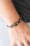Paparazzi Accessories Road Burner Brown Bracelet - Pure Elegance by Kym