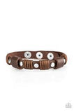 Paparazzi Accessories Road Burner Brown Bracelet - Pure Elegance by Kym