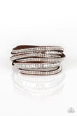 Paparazzi Jewelry Rock Star Attitude - Brown  Bracelet - Pure Elegance by Kym