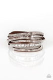 Paparazzi Jewelry Rock Star Attitude - Brown  Bracelet - Pure Elegance by Kym