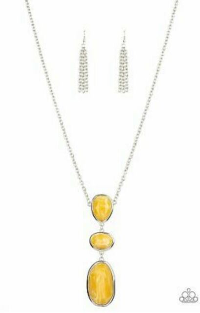 Paparazzi Accessories Making an Impact Yellow Necklace - Pure Elegance by Kym