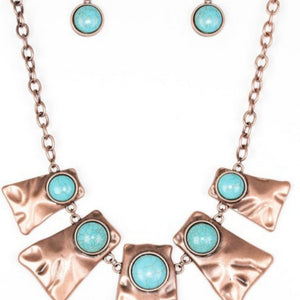 Paparazzi Accessories Cougar Copper Necklace - Pure Elegance by Kym