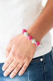 Paparazzi Jewelry So Not Sorry - Pink Bracelet - Pure Elegance by Kym