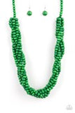 Paparazzi Jewelry Tahiti Tropic - Green Necklace - Pure Elegance by Kym