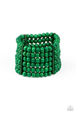 Paparazzi Jewelry Tanning in Tanzania - Green Bracelet - Pure Elegance by Kym