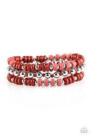 Paparazzi Accessories Tenaciously Tenacious Orange Bracelet - Pure Elegance by Kym