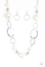 Paparazzi Jewelry That's TERRA-ific - White Necklace - Pure Elegance by Kym