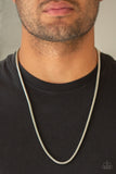 Paparazzi Accessories Victory Lap Silver Urban Necklace - Pure Elegance by Kym