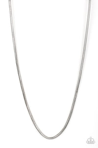 Paparazzi Accessories Victory Lap Silver Urban Necklace - Pure Elegance by Kym