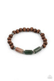 Paparazzi Jewelry ZEN Most Wanted - Brown Bracelet - Pure Elegance by Kym